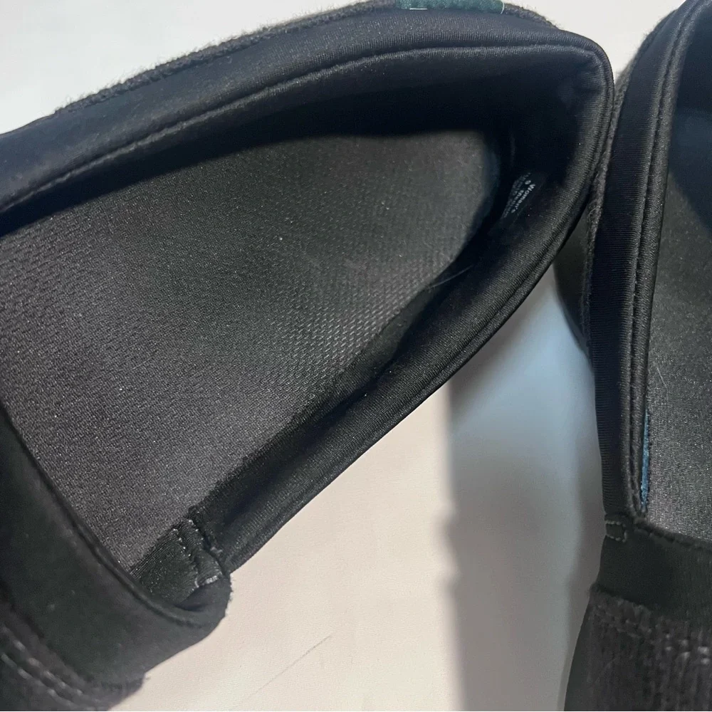LL Bean All Around Slip On Shoe Fleece Comfort Cushion -Women's 9 M -‎ Black